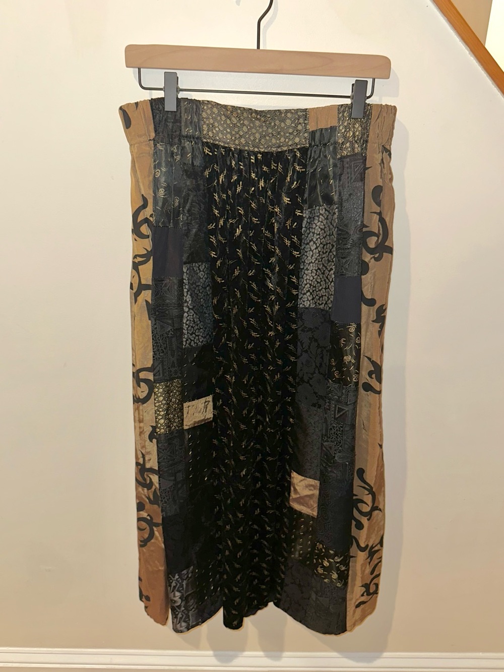Vintage Donna Jessica Patchwork Maxi Skirt